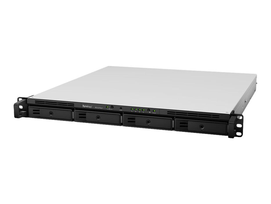 Synology RackStation RS1619xs+ - NAS server - 4 bays - rack-mountable - SATA 6Gb/s - RAID 0, 1, 5, 6, 10, JBOD, RAID F1 - RAM 8 GB - Gigabit Ethernet