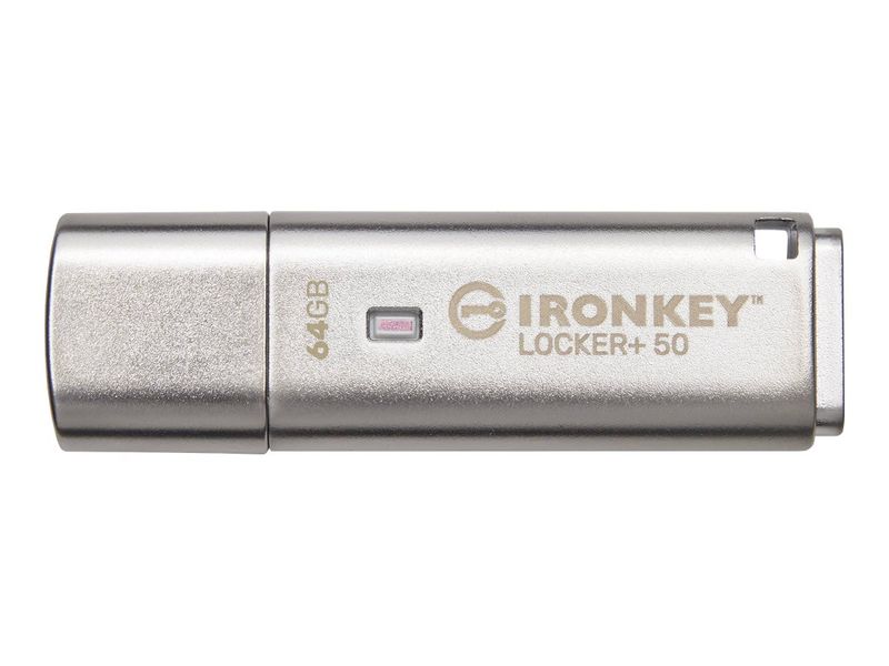 64GB USB 3.2 IRONKEY LOCKER+ 50