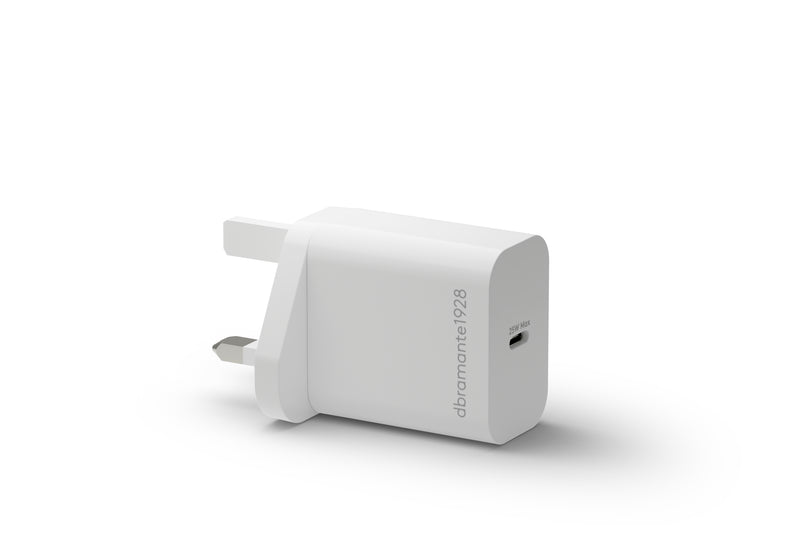dbramante1928 re-charge - Power adapter - 25 Watt - 3 A (USB-C) - white - United Kingdom