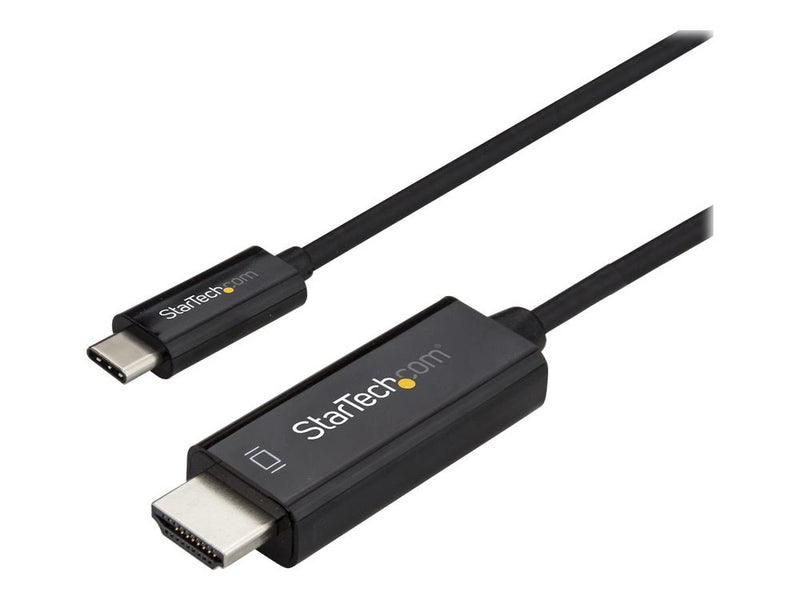 Startech 3ft (1m) USB C to HDMI Cable, 4K 60Hz USB Type C to HDMI 2.0 Video Adapter Cable, Thunderbolt 3 Compatible, Laptop to HDMI Monitor/Display, D