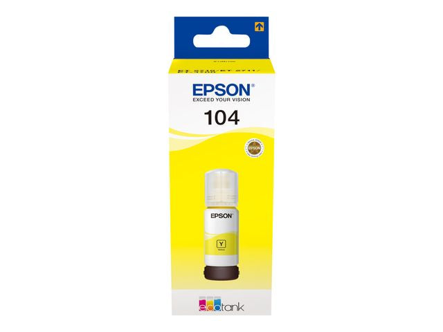 104 ECOTANK YELLOW INK BOTTLE
