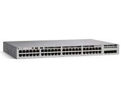 Cisco Catalyst 9200L - Network Essentials - switch - L3 - Managed - 48 x 10/100/1000 (PoE+) + 4 x 10 Gigabit SFP+ - rack-mountable - PoE+