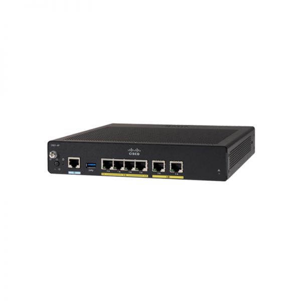 Cisco Integrated Services Router 927 - Router - cable mdm 4-port switch - 1GbE - WAN ports: 2