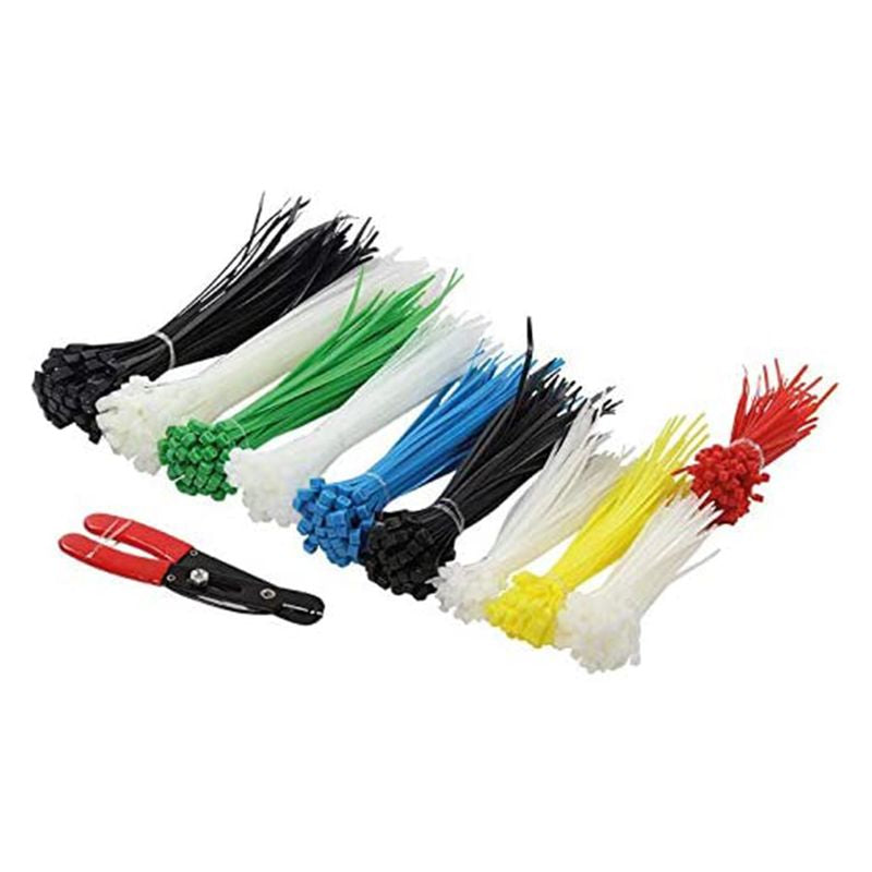 Logilink LogiLink Kabelbinder-Set, sortiert, Nylon, Inhalt: 600 Stck bestehend aus 5 Kabelbinderlngen & Abisolierzange: (KAB0019)