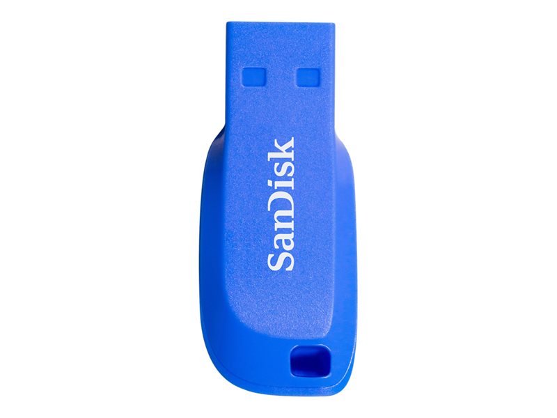 SanDisk Cruzer Blade - USB flash drive - 32 GB - USB 2.0 - electric blue