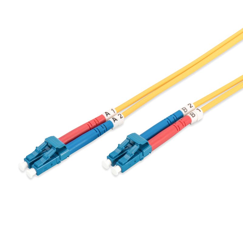 DIGITUS LWL Patchkabel LC -> LC 1.00m Singlemode Duplex OS2