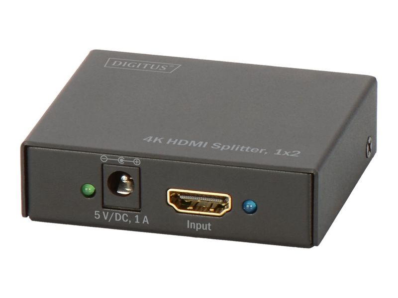 DIGITUS Splitter HDMI 1x2 4K bis zu 2Monitore schwarz