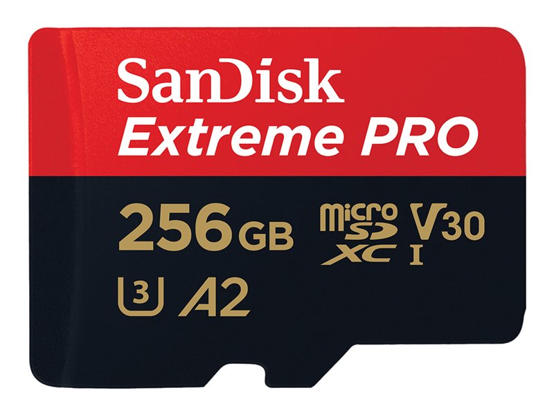 SanDisk Extreme PRO 256 GB MicroSDXC UHS-I Class 10