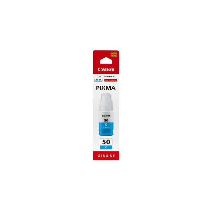 Canon GI 50 C - Cyan - original - ink refill - for PIXMA G5050, G6050, G7050, GM2050, GM4050