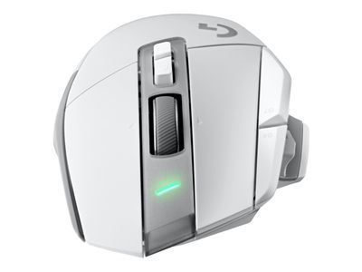 Logitech G G502 X PLUS Mouse optical wireless 2.4 GHz USB Logitech Lightspeed receiver white