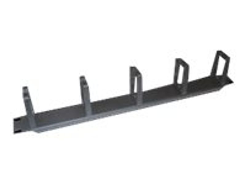 Kabelführungspanel 19 1HE, mit 5 Plastikringen, schwarz LogiLink