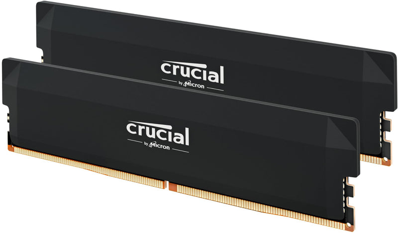 Crucial Pro - Overclocking Edition - DDR5 - kit - 32 GB: 2 x 16 GB - DIMM 288-pin - 6000 MT/s / PC5-48000 - CL36 - 1.35 V - unbuffered - on-die ECC -