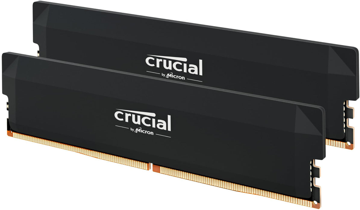 Crucial Pro - Overclocking Edition - DDR5 - kit - 32 GB: 2 x 16 GB - DIMM 288-pin - 6000 MT/s / PC5-48000 - CL36 - 1.35 V - unbuffered - on-die ECC -