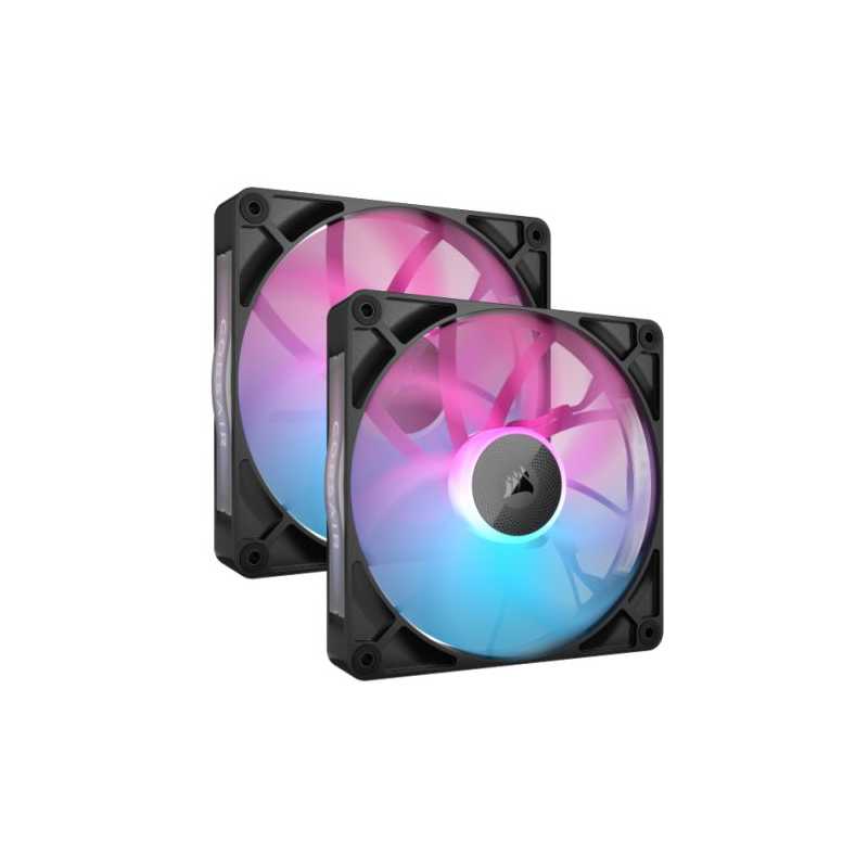 Corsair Fan 140x140x25 RX140 RGB ICUE Link Dual Kit