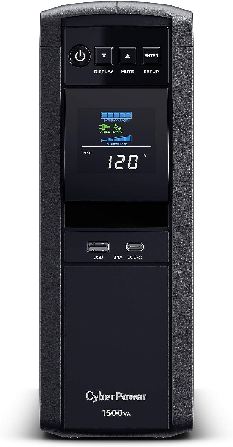 CyberPower USV CP1200EIPFCLCD Advanced PFC Sinewave Line-Interactive