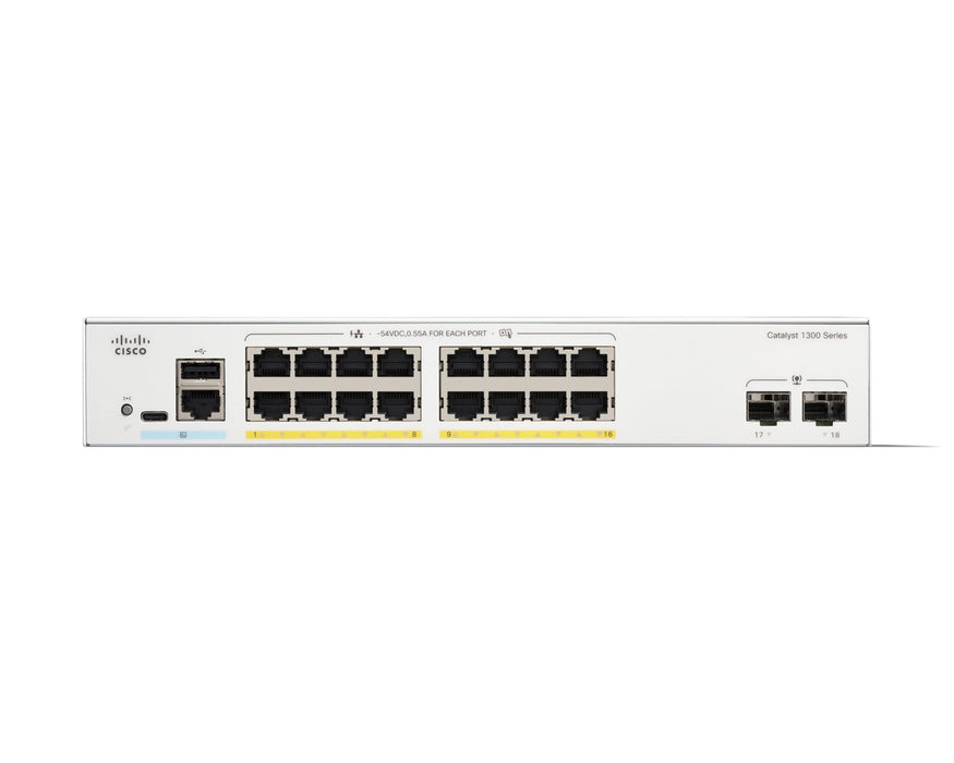 Cisco Catalyst 1200-8T-E-2G - Switch - Gigabit Ethernet - L3 - smart - 8 x 10/100/1000 + 2 x combo Gigabit SFP/RJ-45 - desktop, rack-mountable