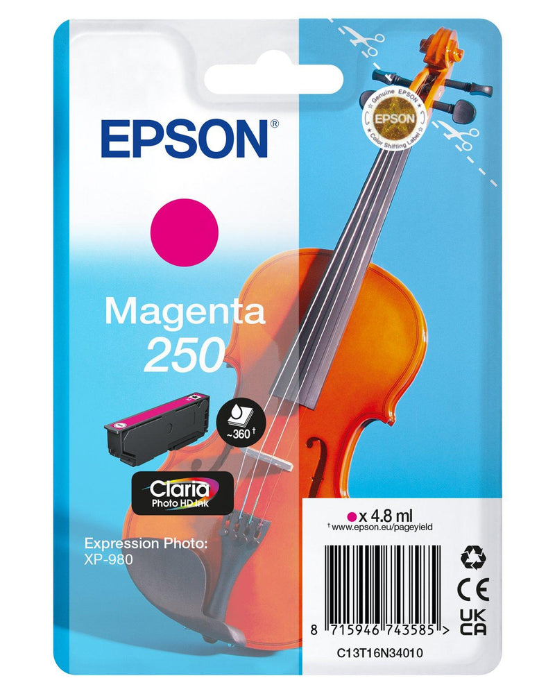 EPSON Tinte magenta 4.8ml XP 980, ''250''
