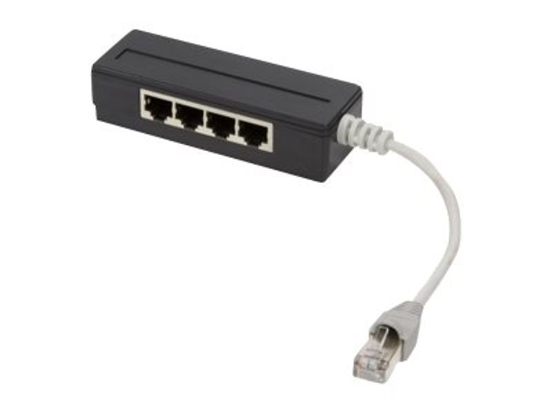 Logilink Modular Adapter, 4 Port Splitter, 1*RJ45 / 4*RJ45