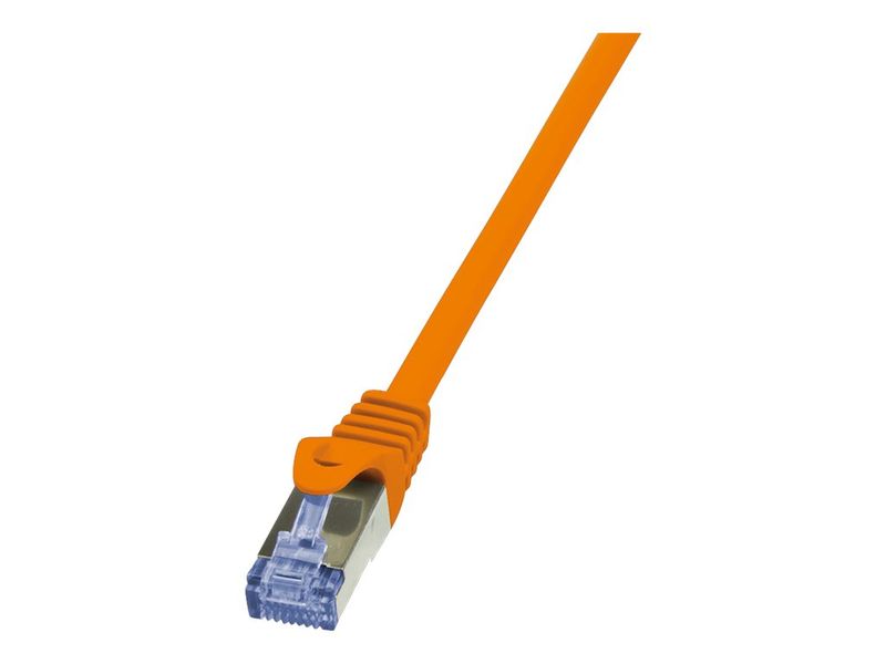 Patch Cable Cat.6A S/FTP orange 2,00m, PrimeLine