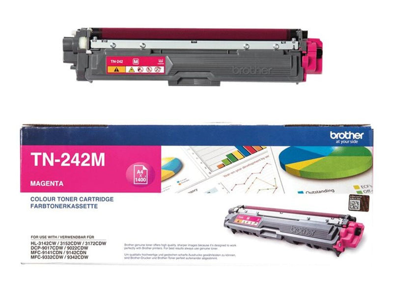Brother Toner TN-242M Magenta bis zu 1.400 Seiten nach ISO/IEC 19798