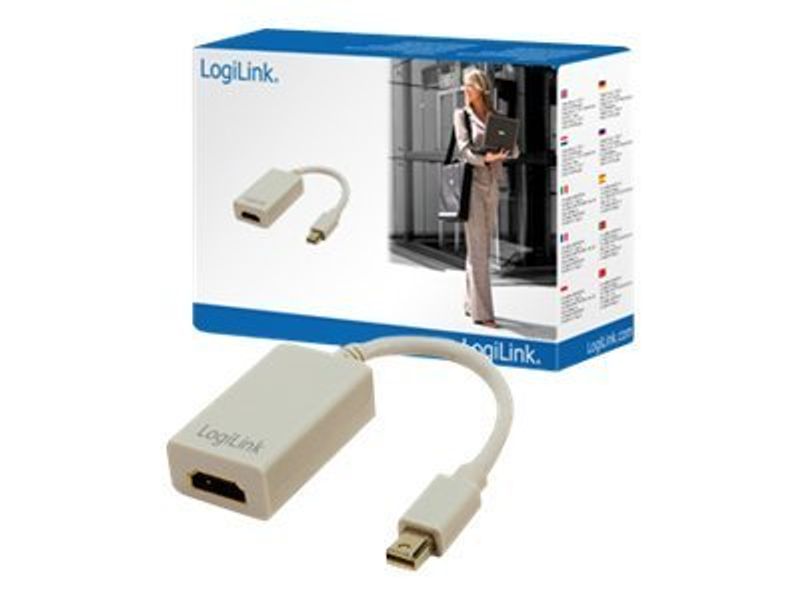 Logilink Mini DisplayPort to HDMI Adapter. 0.15m. weiß