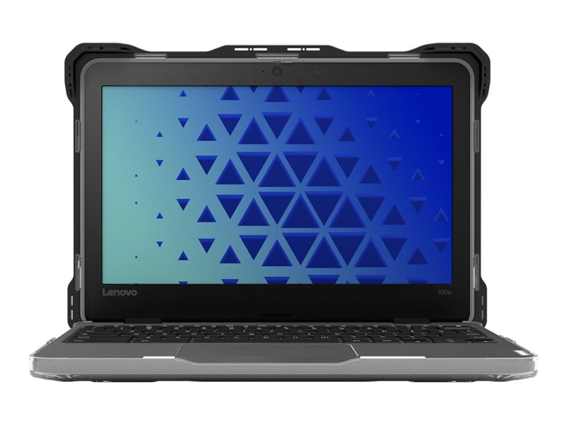 Extreme Shell-L for Asus 1100 Series 11.6in Win 10/Chrome BR1100F Flip CR1 CR1 (Black/Clear)