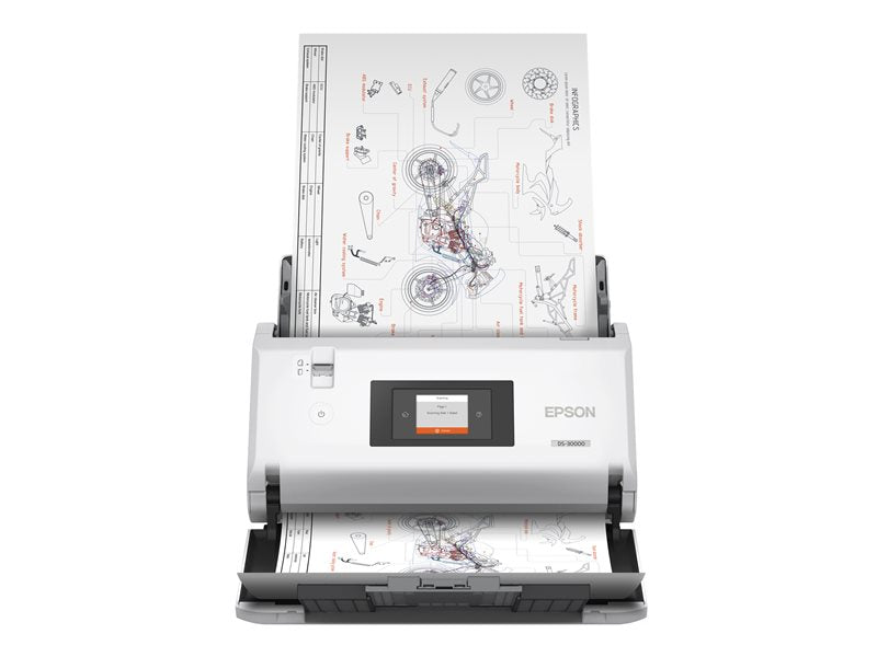 Epson WorkForce DS-30000 - Document scanner - Contact Image Sensor (CIS) - Duplex - A3 - 600 dpi x 600 dpi - up to 70 ppm (mono) / up to 70 ppm (colou
