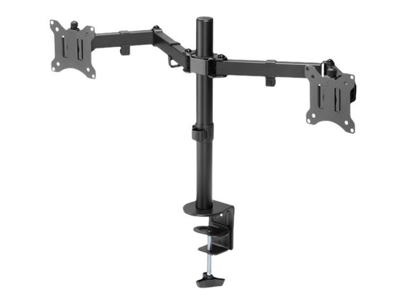 Dual Monitor Clamp Mount 15-32", 2x 8 kg (max.), black