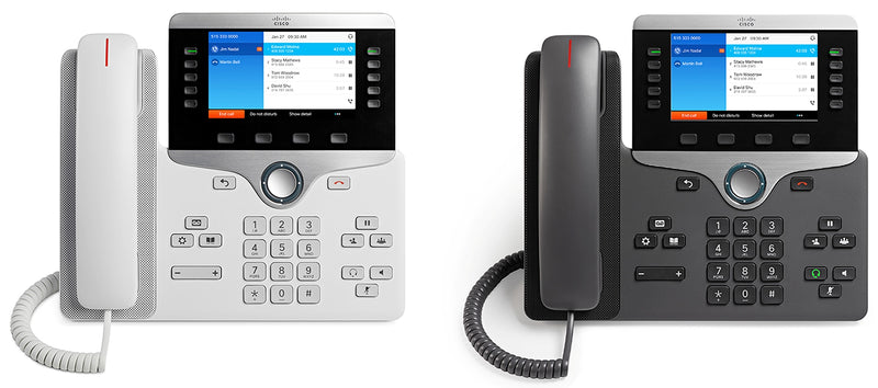 Cisco IP Phone 8841 - VoIP phone - SIP, RTCP, RTP, SRTP, SDP - 5 lines