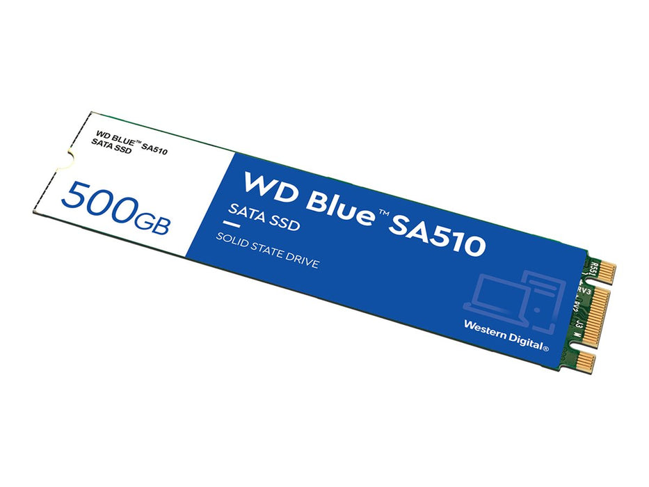 WD Blue SA510 WDS500G3B0B-00AXS0 - SSD - 500 GB - internal - M.2 2280 - SATA 6Gb/s