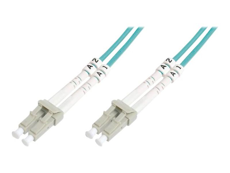 DIGITUS LWL Patchkabel LC -> LC 5.00m Multimode Duplex OM4