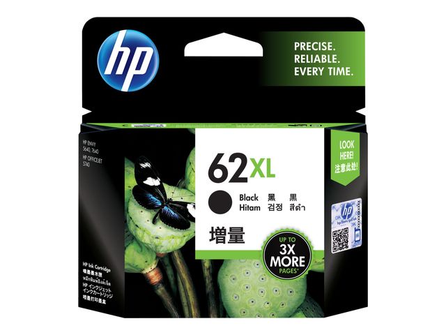 HP Tinte 62XL C2P05AE schwarz bis zu 600 Seiten