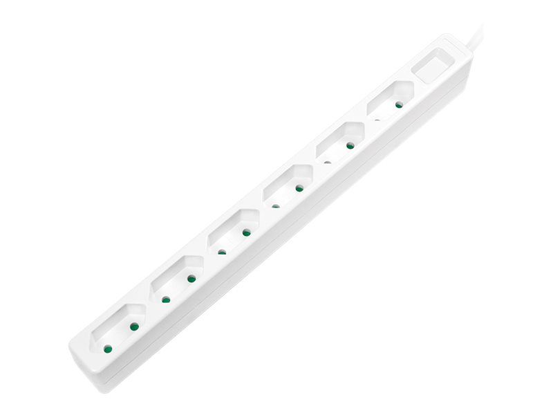 Logilink Steckdosenleiste 6-fach,1,5m für Eurostecker, weiß