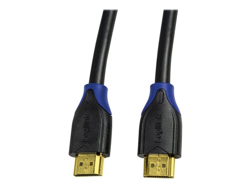 Logilink HDMI-Kabel Ethernet High Speed. 4K2K/60Hz.7.50m sw. bulk