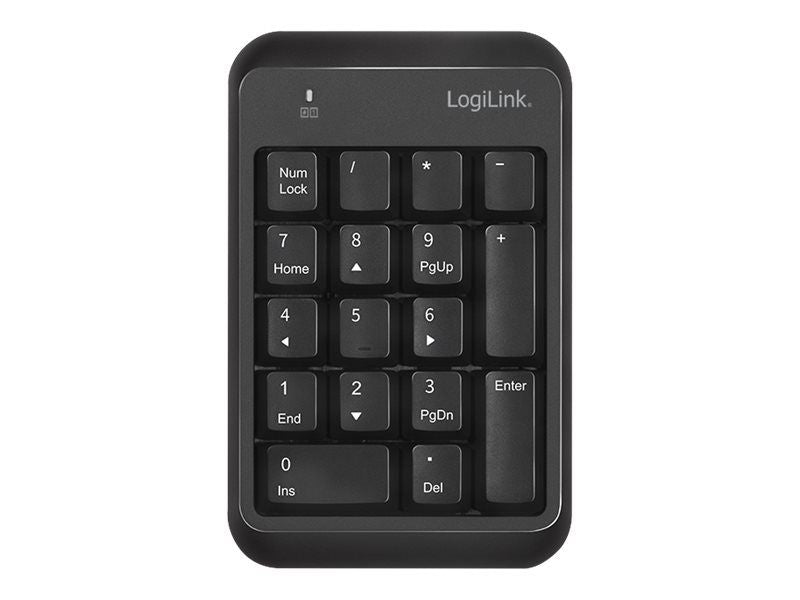 Logilink Keypad Bluetooth, mit 17 Tasten, V5.1, schwarz