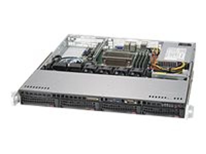 Supermicro SuperChassis 813MFTQC-350CB2 Rack Black 350 W