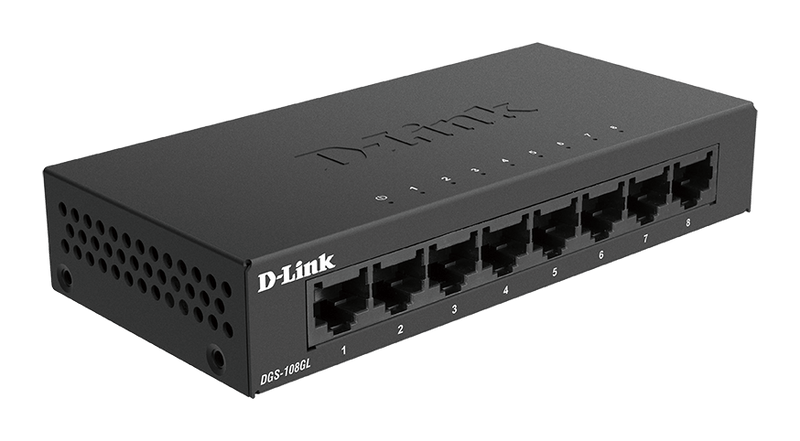 8-PORT GIGABIT ETHERNET METAL