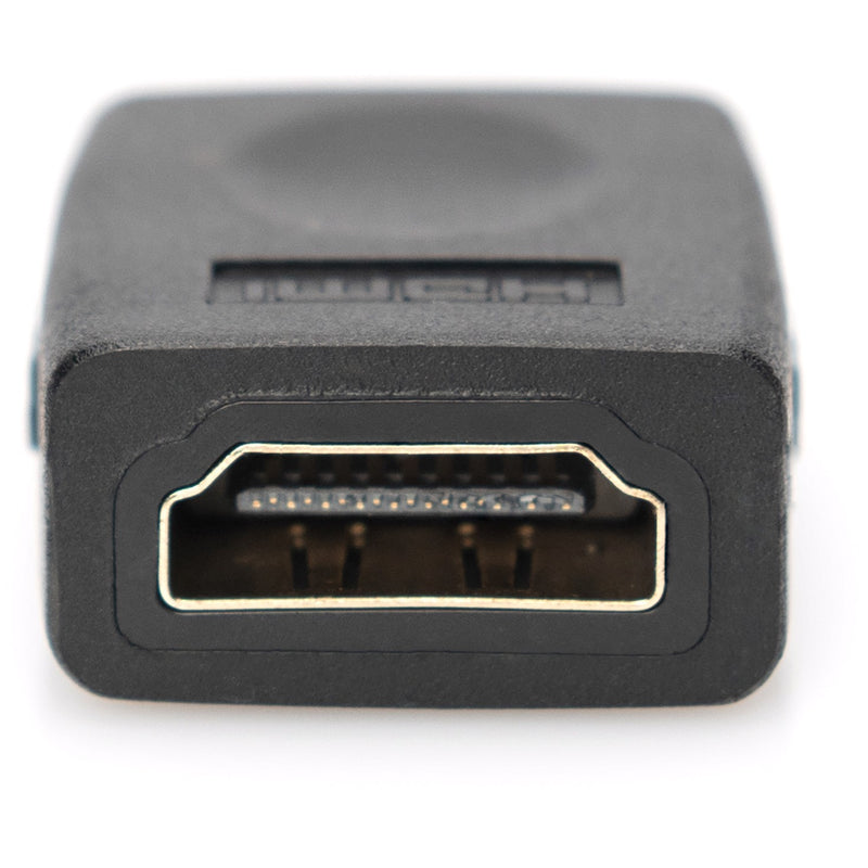 DIGITUS HDMI Adapter 4K, 3D fähig, Ethernet, schwarz