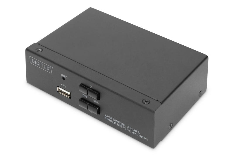 Digitus Modulare HD LCD KVM Konsole mit 19 TFT, 8-Port HDMI KVM Anschluss, Touchpad, deutsches Tastaturlayout