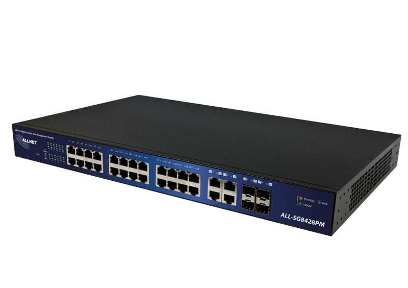 24+4P Allnet ALL-SG8428v2FPM-10G POE M