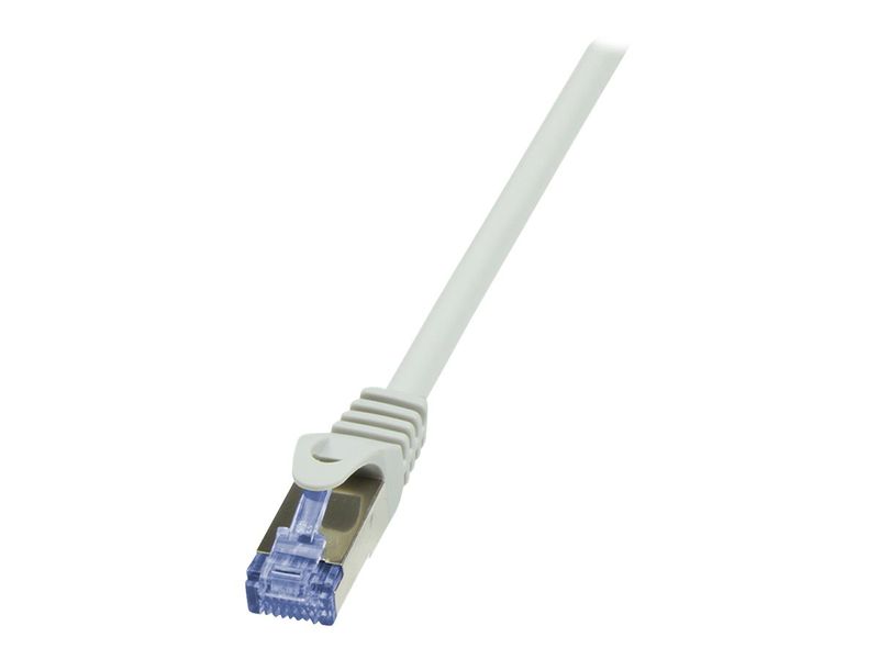 "Patch Cable Cat.6A S/FTP grey 7,50m, PrimeLine"