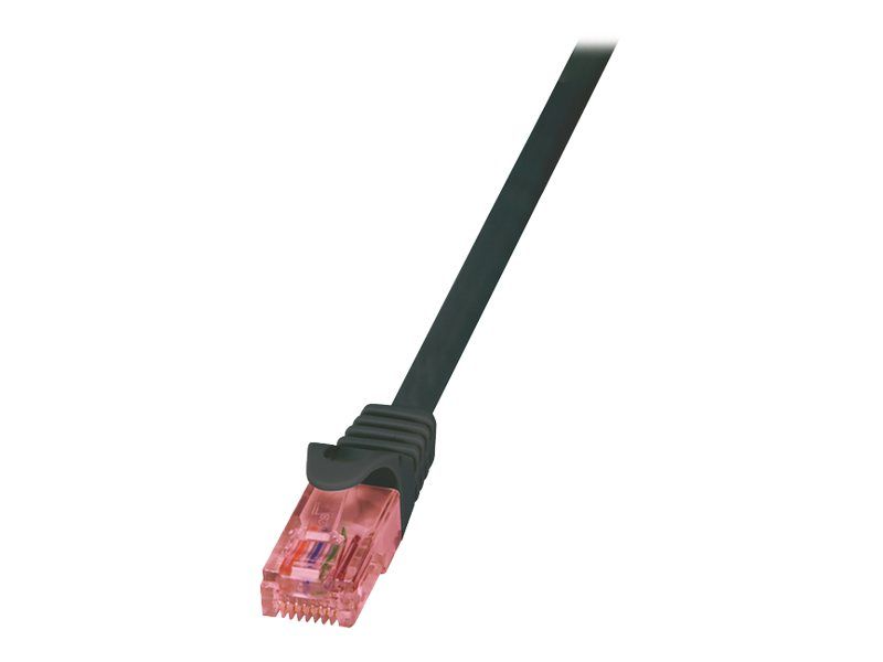 "Logilink Patch Cable Cat.6 U/UTP BC black, 0,50m PrimeLine"
