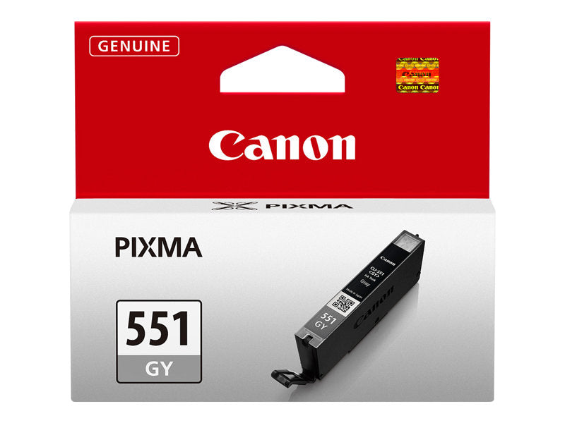 Canon CLI-551 GY - 6512B001 - 1 x Grey - Ink tank - For PIXMA iP8750,iX6850,MG5655,MG6350,MG7150,MG7150 MONSTER UNIVERSITY Edition,MG7550