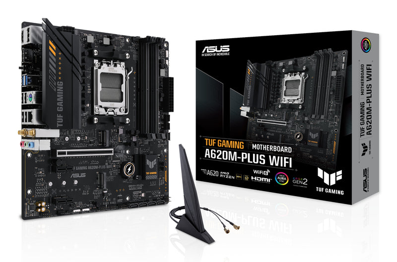 ASUS Mainboard TUF Gaming A620M-Plus WiFi - Sockel AM5 - AMD A620