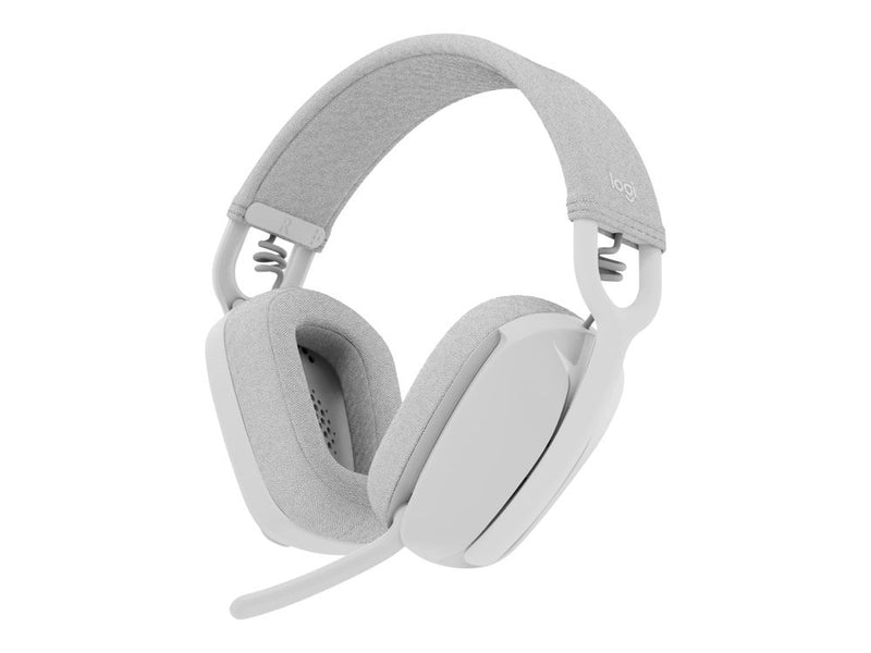 Logitech Zone Vibe 100 Headset full size Bluetooth wireless off-white