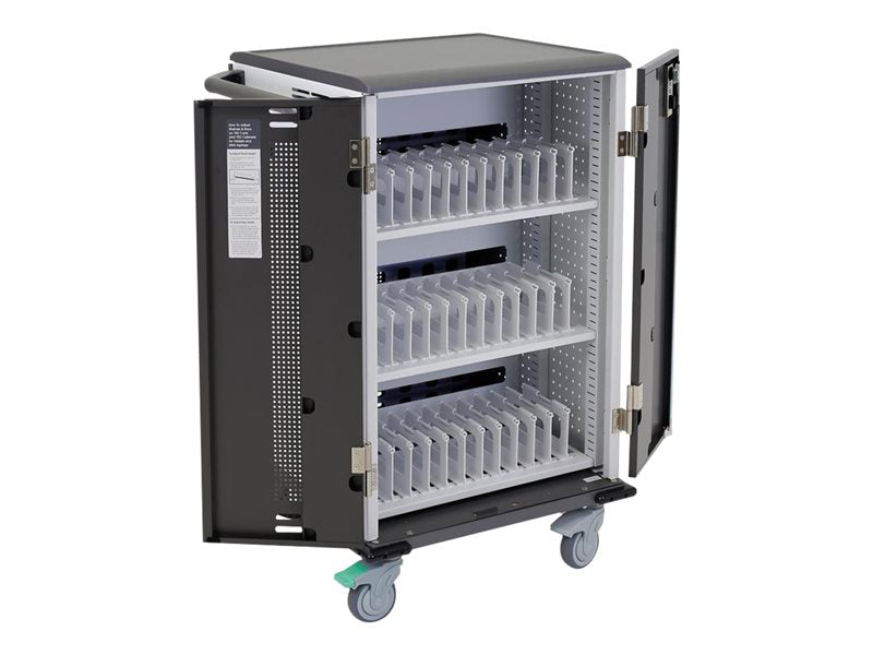Ergotron YES36 - Cart (charge only) - for 36 tablets / notebooks - screen size: up to 14"