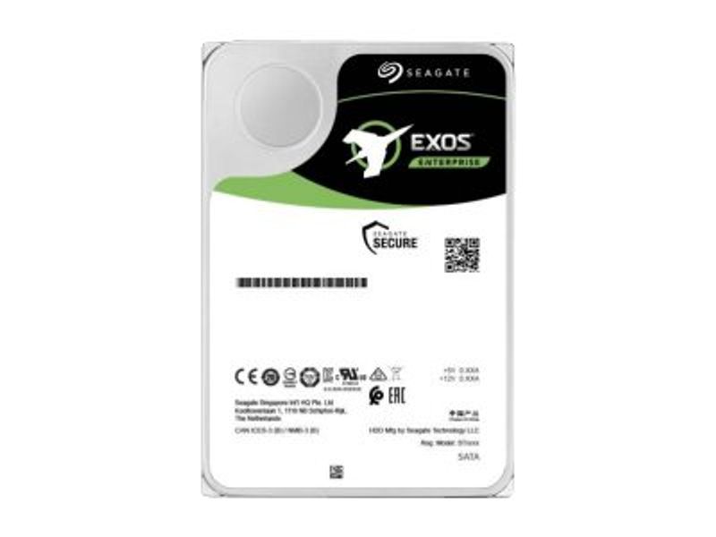 Seagate Exos X18 ST10000NM018G - Hard drive - 10 TB - internal - SATA 6Gb/s - 7200 rpm - buffer: 256 MB