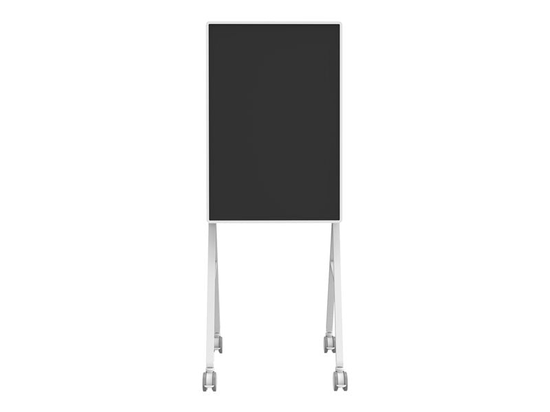 Vision VFM-F10 - Wagen - für interaktives Whiteboard - Stahl - weiß - Befestigungsschnittstelle: 350 x 350 mm - für Microsoft Surface Hub 2S 50"