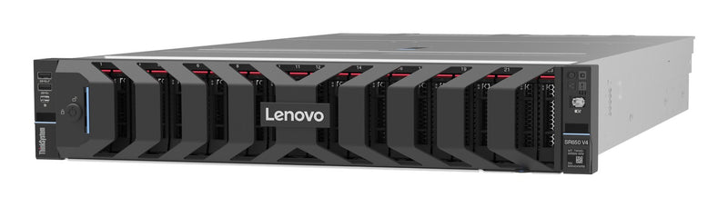 Lenovo ThinkSystem SR650 V4 7DGD - Server - rack-mountable 2U - 2-way - 1 x Xeon 6505P / up to 4.1 GHz - RAM 32 GB - no HDD - no OS - monitor: none