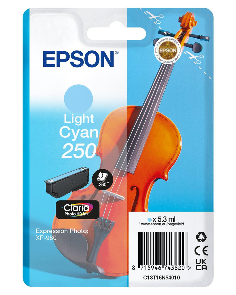 EPSON Tinte light cyan 5.3ml XP 980, ''250''